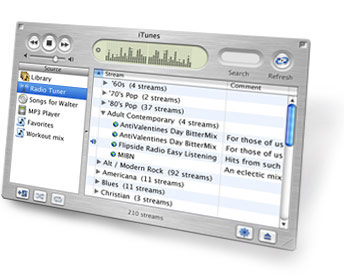 iTunes Player.